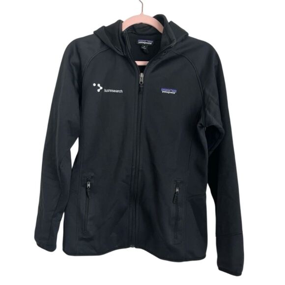 Patagonia Full Zip Black Fleece Jacket Medium - Picture 1 of 10